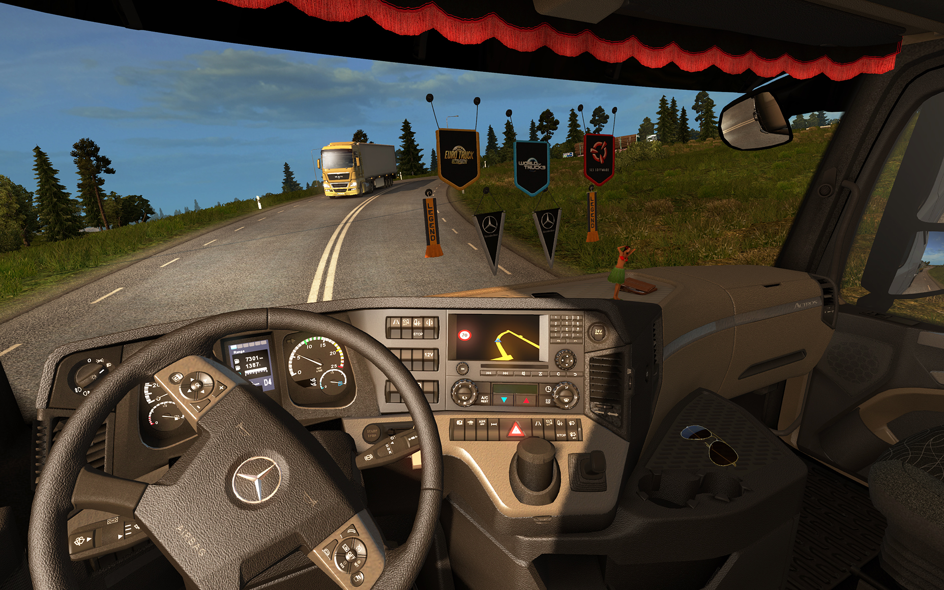 Euro Truck Simulator 2 - Cabin Accessories