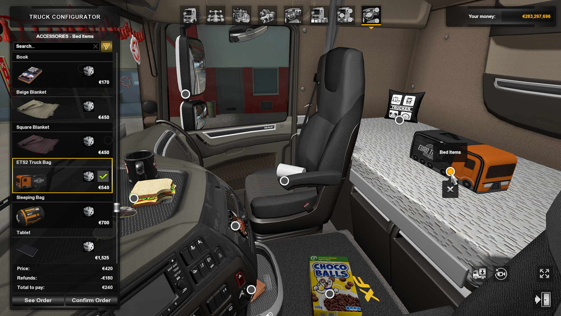 Euro Truck Simulator 2 - Cabin Accessories