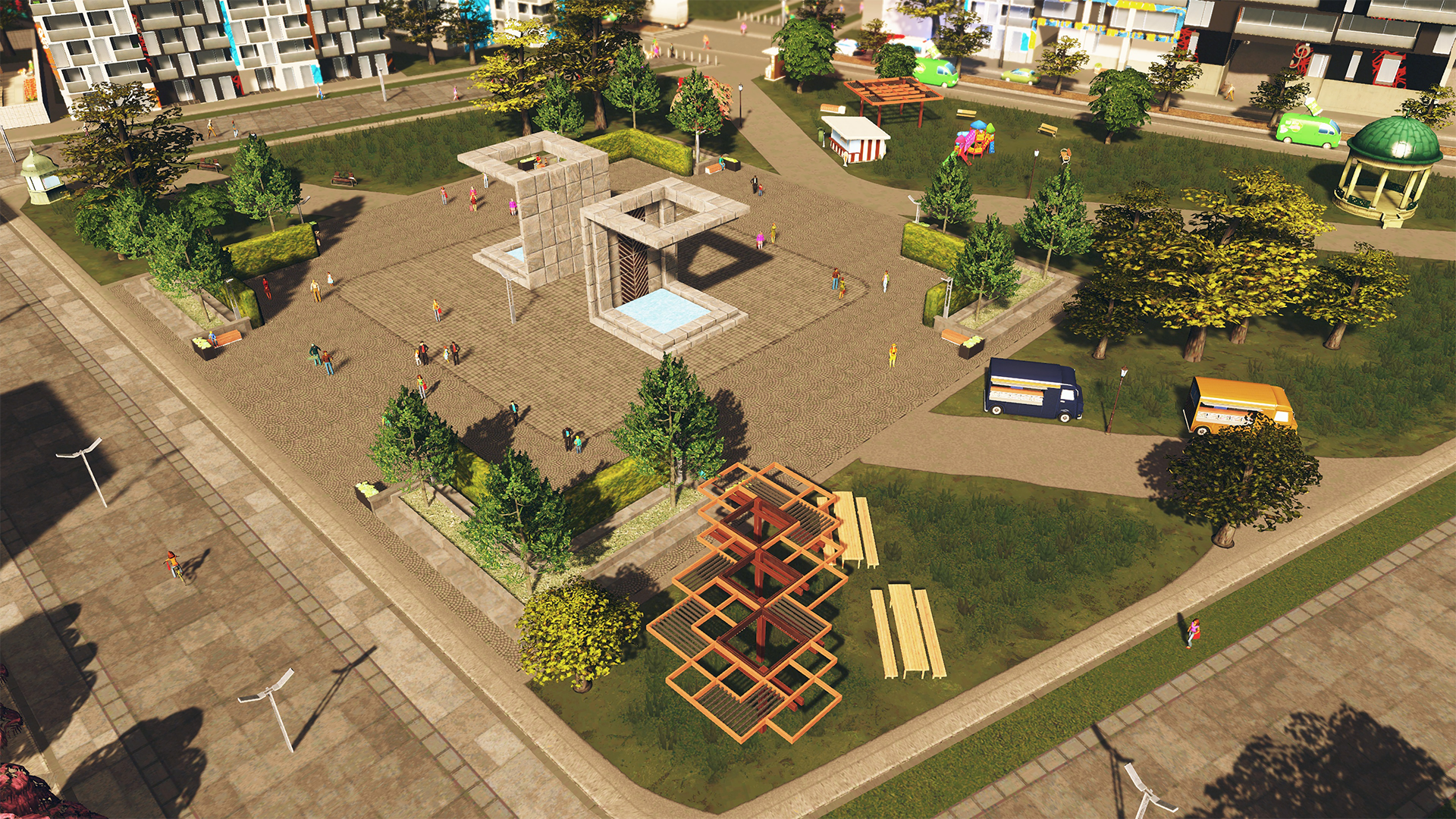 Cities: Skylines - Plazas & Promenades