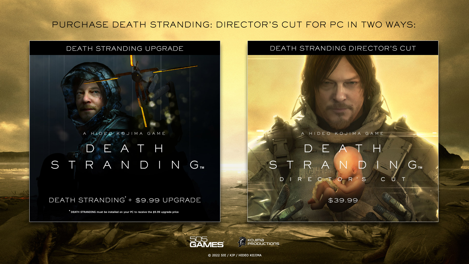 DEATH STRANDING DIRECTOR'S CUT UPGRADE