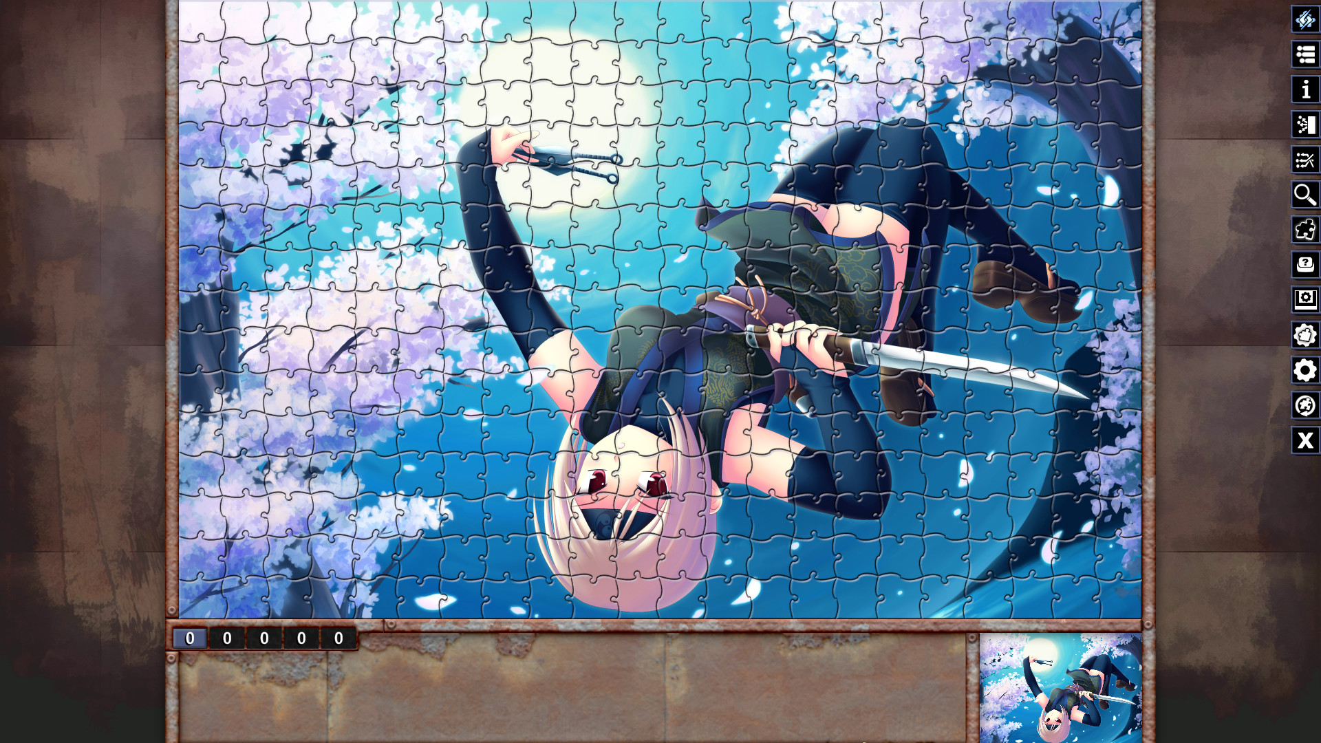 Pixel Puzzles Illustrations & Anime - Jigsaw Pack: Ninja Girls