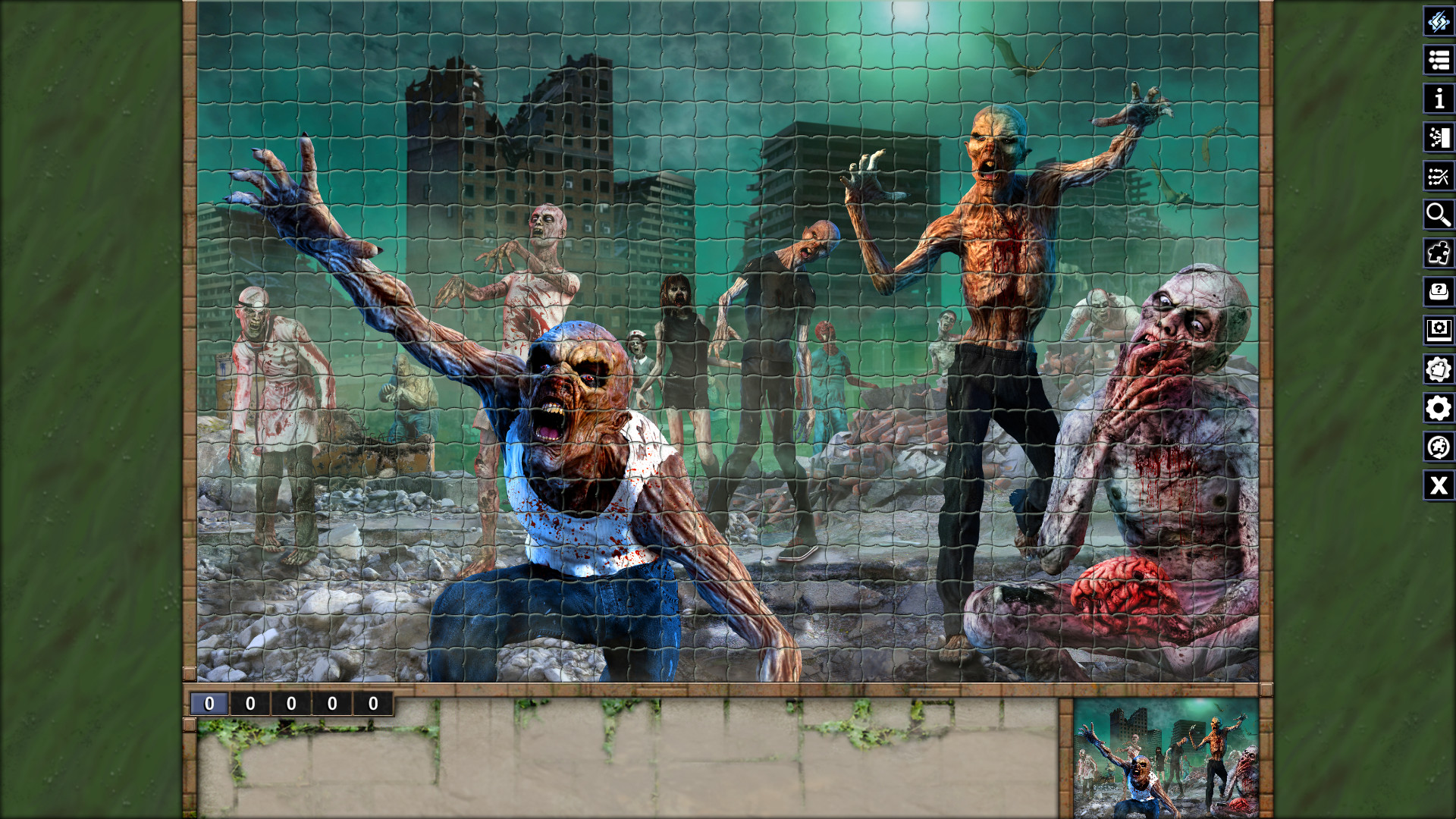 Pixel Puzzles Illustrations & Anime - Jigsaw Pack: Zombies