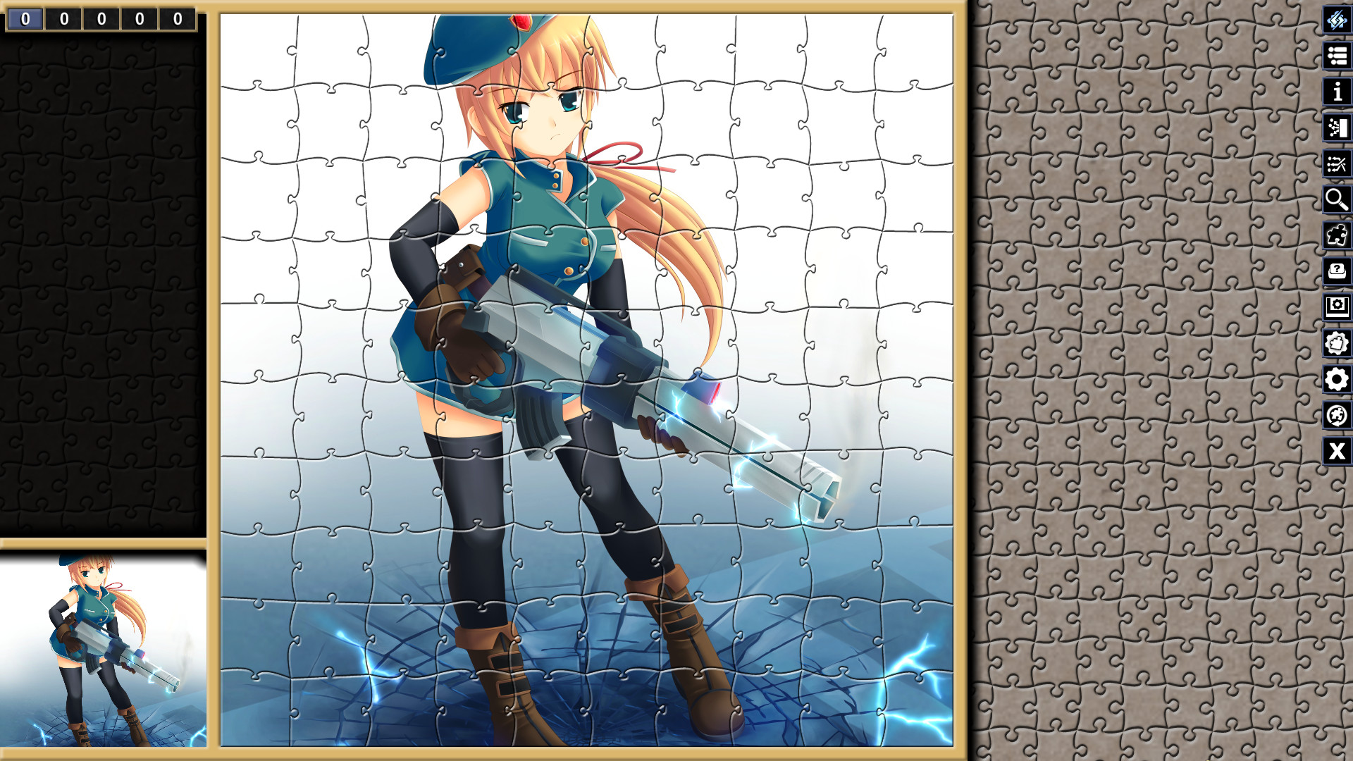 Pixel Puzzles Illustrations & Anime - Jigsaw Pack: Gun Girls