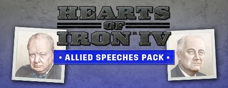 Hearts of Iron IV: Allied Speeches Pack NEW