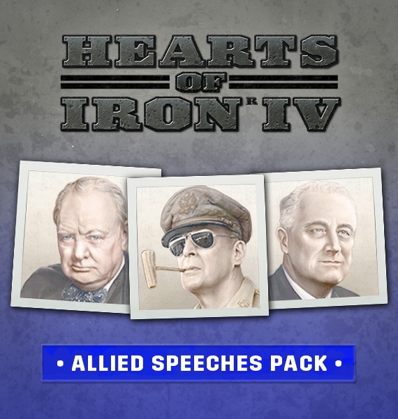 Hearts of Iron IV: Allied Speeches Pack NEW