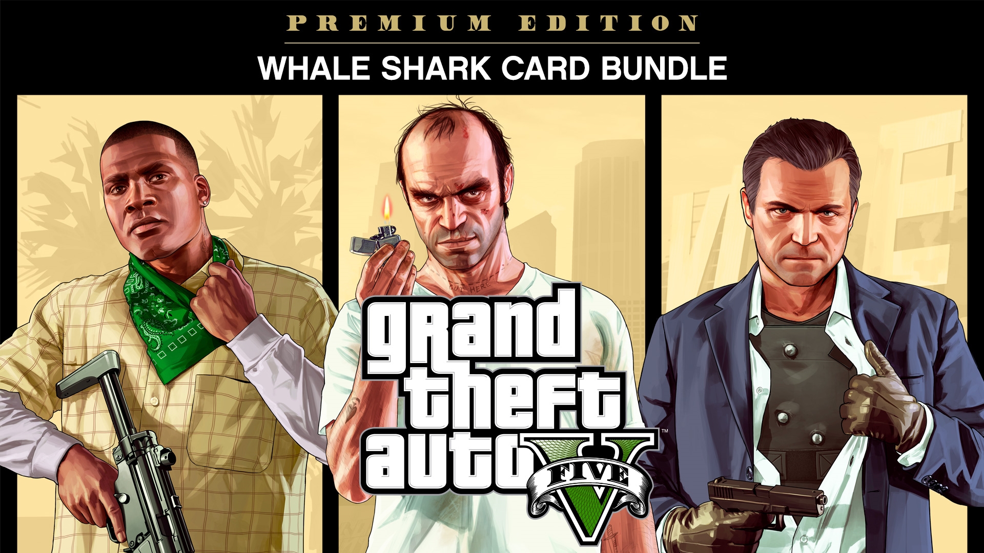 GRAND THEFT AUTO V: PREMIUM EDITION & Whale Shark Card Bundle