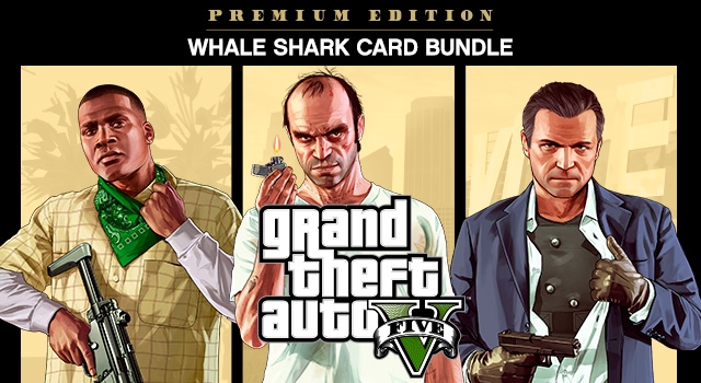 GRAND THEFT AUTO V: PREMIUM EDITION & Whale Shark Card Bundle