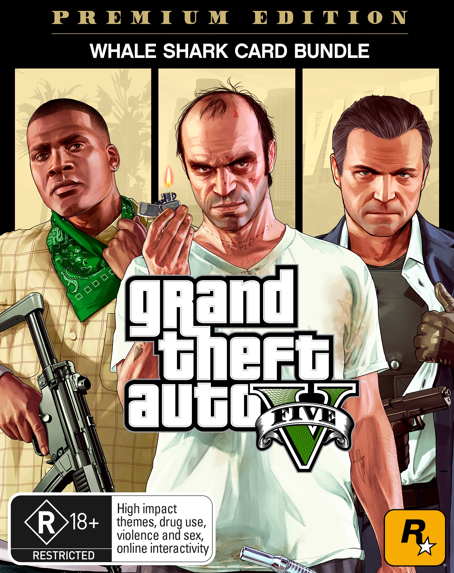 GRAND THEFT AUTO V: PREMIUM EDITION & Whale Shark Card Bundle