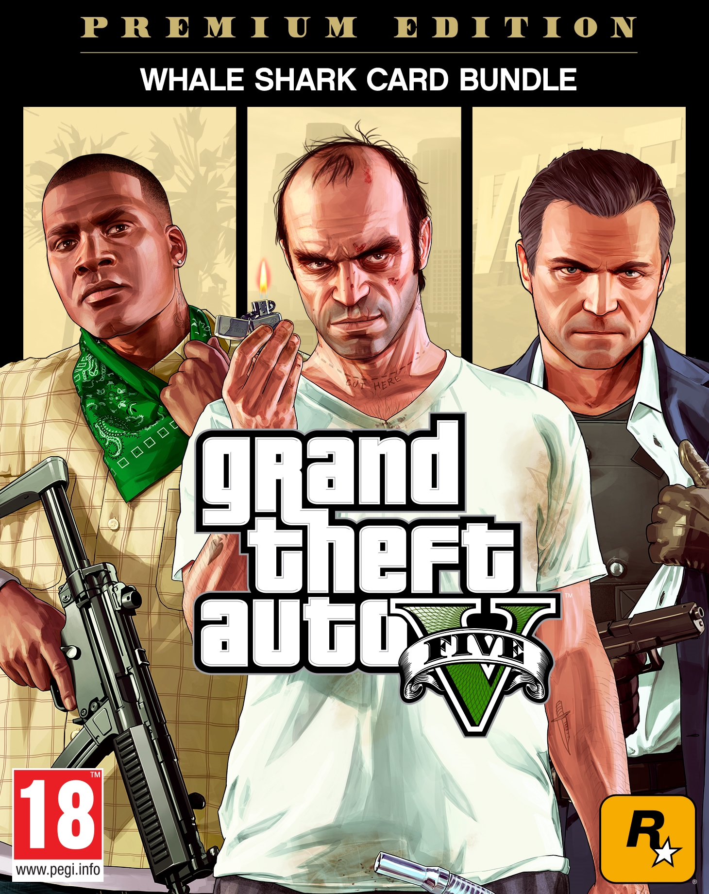 GRAND THEFT AUTO V: PREMIUM EDITION & Whale Shark Card Bundle