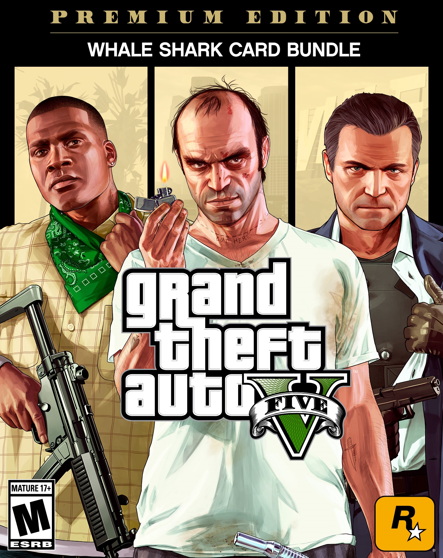 GRAND THEFT AUTO V: PREMIUM EDITION & Whale Shark Card Bundle