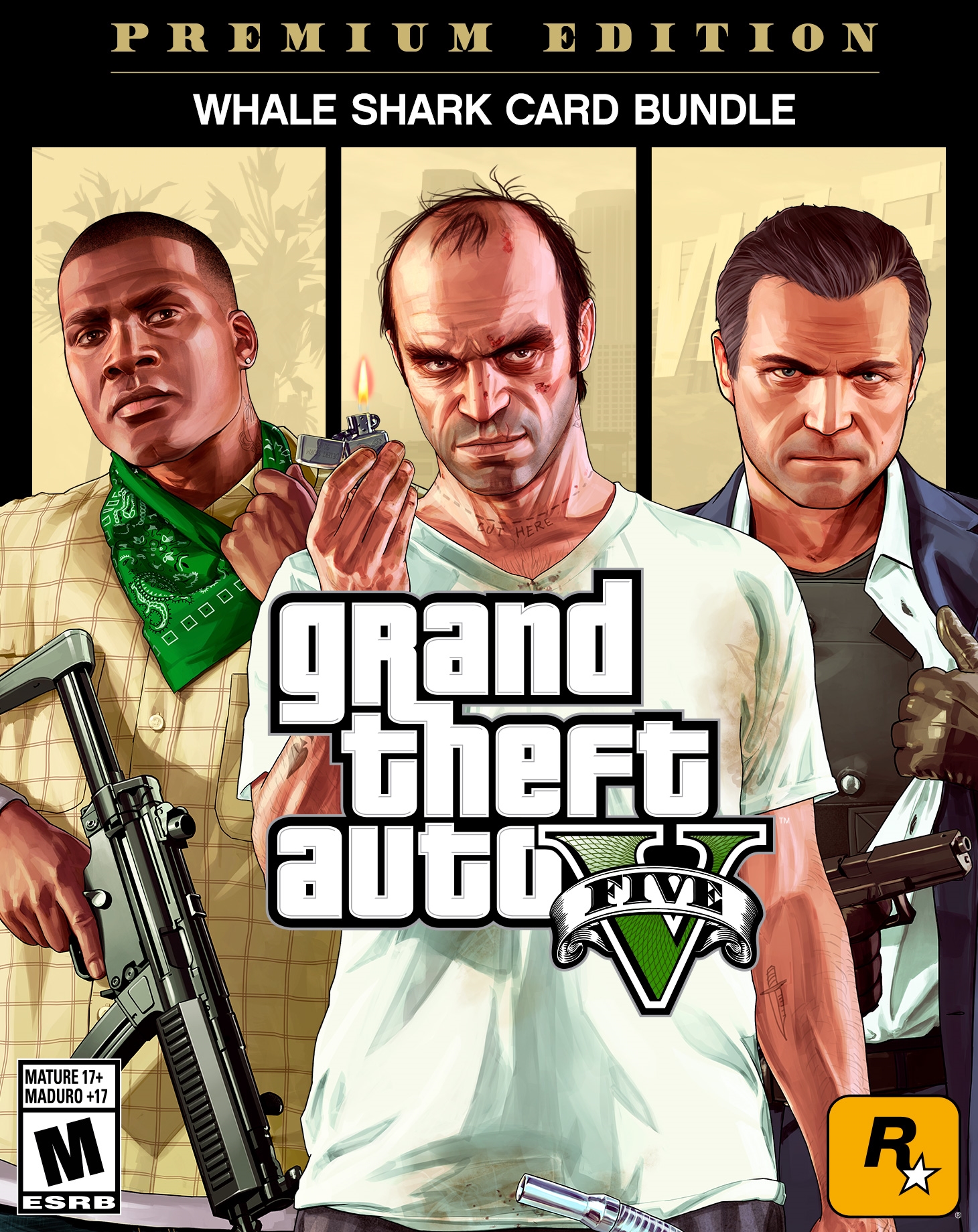 GRAND THEFT AUTO V: PREMIUM EDITION & Whale Shark Card Bundle